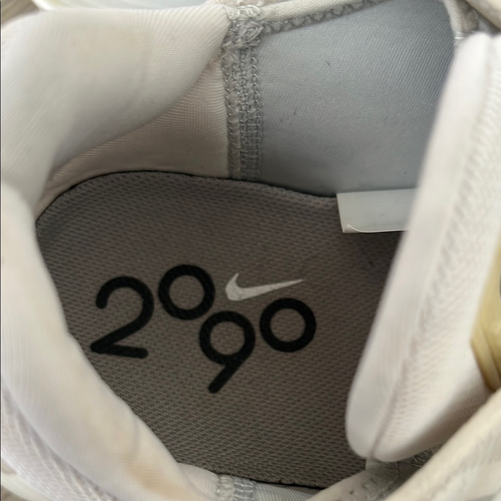 Nike Cream White Athletic Shoes with Breathable Mesh Air Max 2090 - Picture 2 of 8